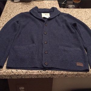 Men’s Navy Hollister Cardigan size Medium/Large